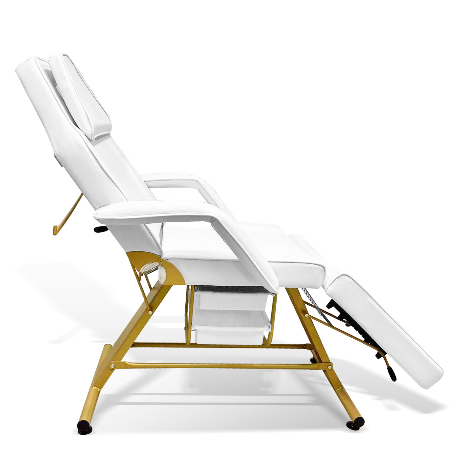 Foldable White Massage Equipment Bed